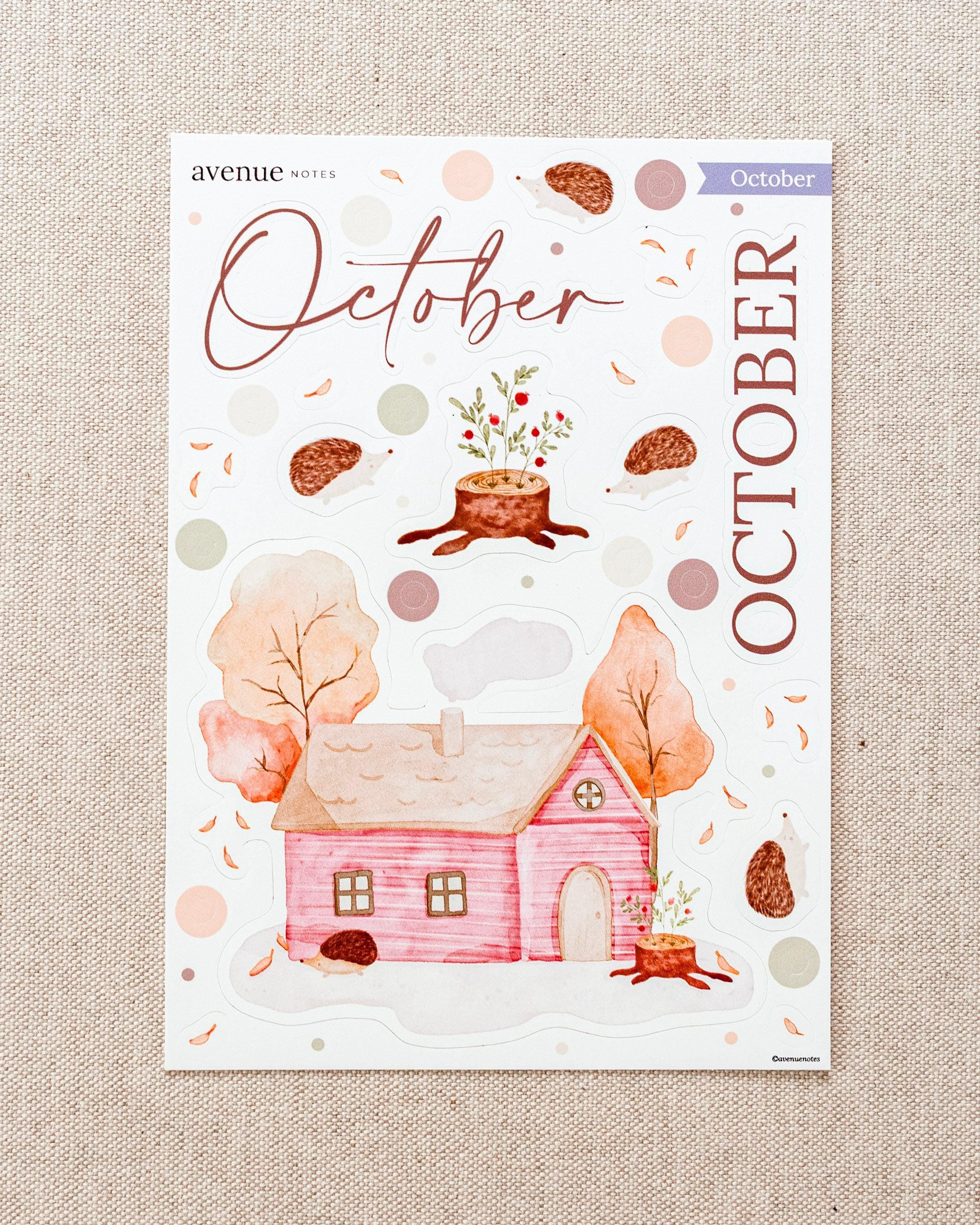 cottage love series - october