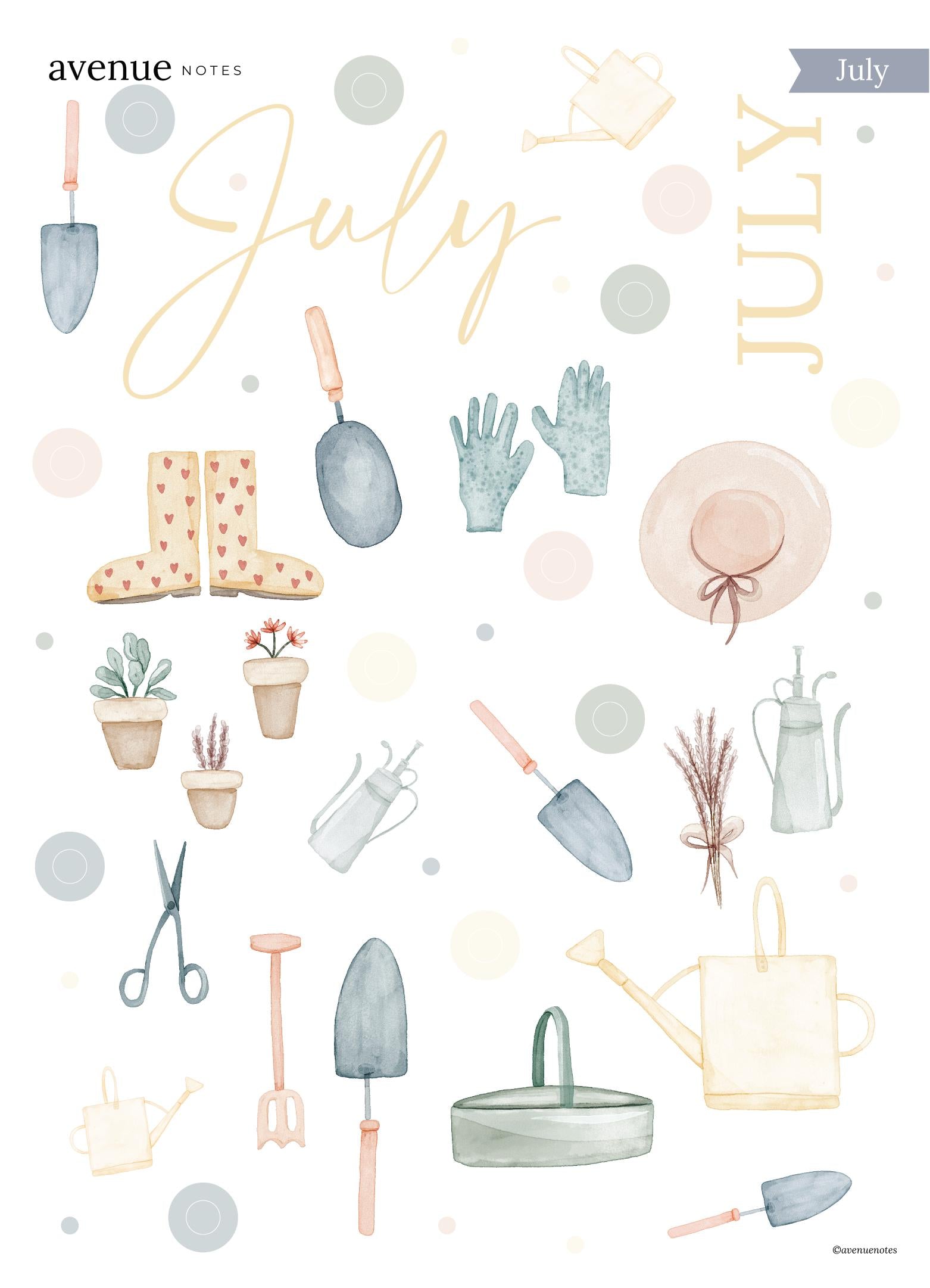 cottage love series - july
