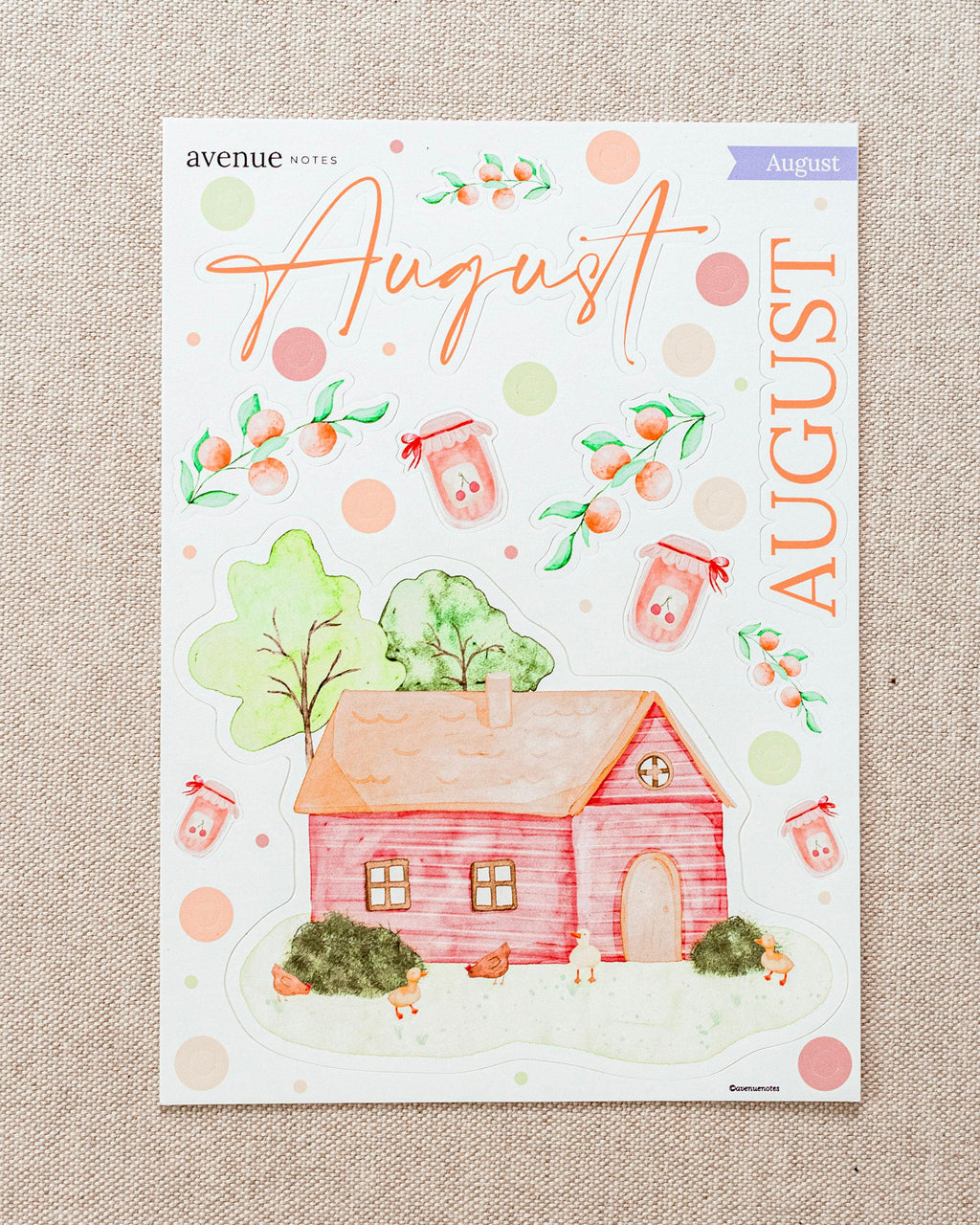 cottage love series - august