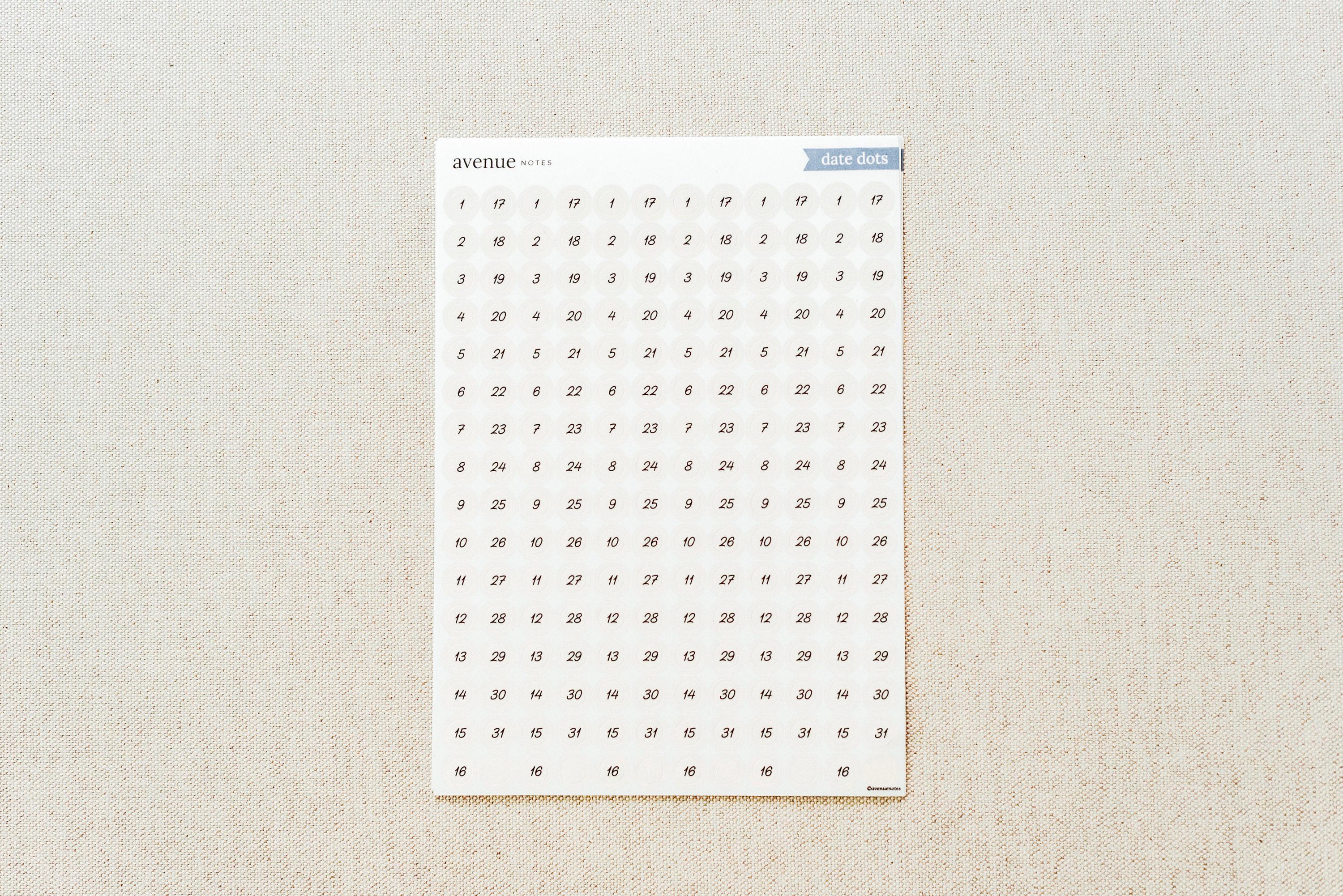 date dots